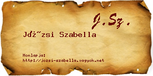 Józsi Szabella névjegykártya